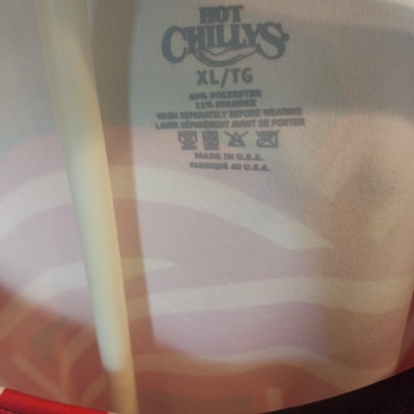 Hot Chillys Womens XL Geo Pro Long sl Scoop Top - Picture 5 of 5